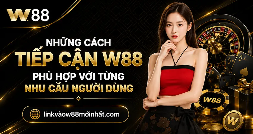 Những Cách Tiếp Cận W88 Phù Hợp Với Từng Nhu Cầu Người Dùng