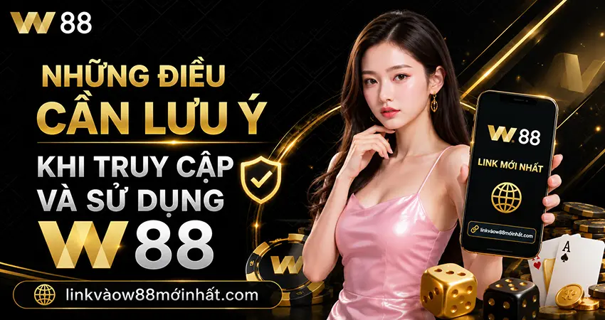 Những Điều Cần Lưu Ý Khi Truy Cập Và Sử Dụng W88